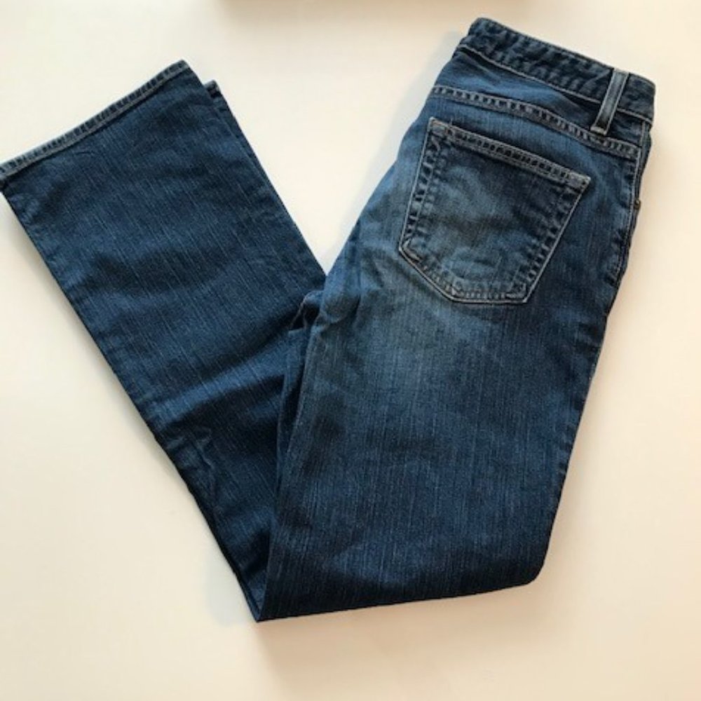 Gap Distressed Boot Cut Stretch Jeans - size 10 - Picture 1 of 8